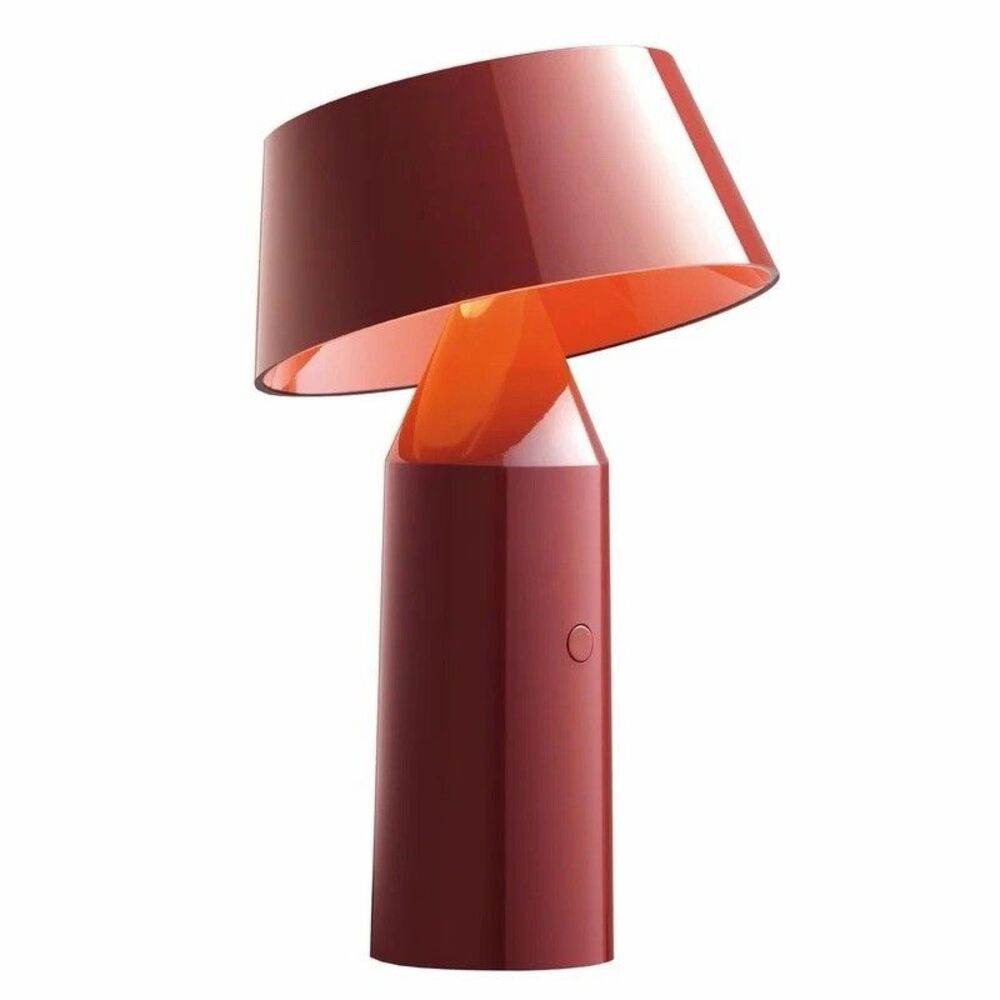 Marset Bicoca Portable LED Table Lamp Red Wine by Christophe Mathieu Cordless 9"